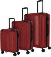 dreiteiliges Reisetrolley-Set Travelite Cruise Bordeaux dunkelrot L/M/S 