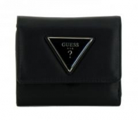 Damengeldtasche Kamryn SLG Black Guess schwarz klappbar
