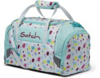 bunte Trainingstasche Satch Duffle Bag Dreamy Mosaic hellblau mint