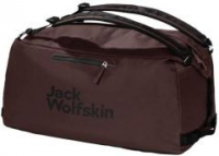 Travelbag 65 Liter Jack Wolfskin Traveltopia Duffle 65 Cordovan Red Rucksackfunktion