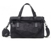 schwarze Kurzgrifftasche Stickerei Desigual Mandarala Negro Loverty